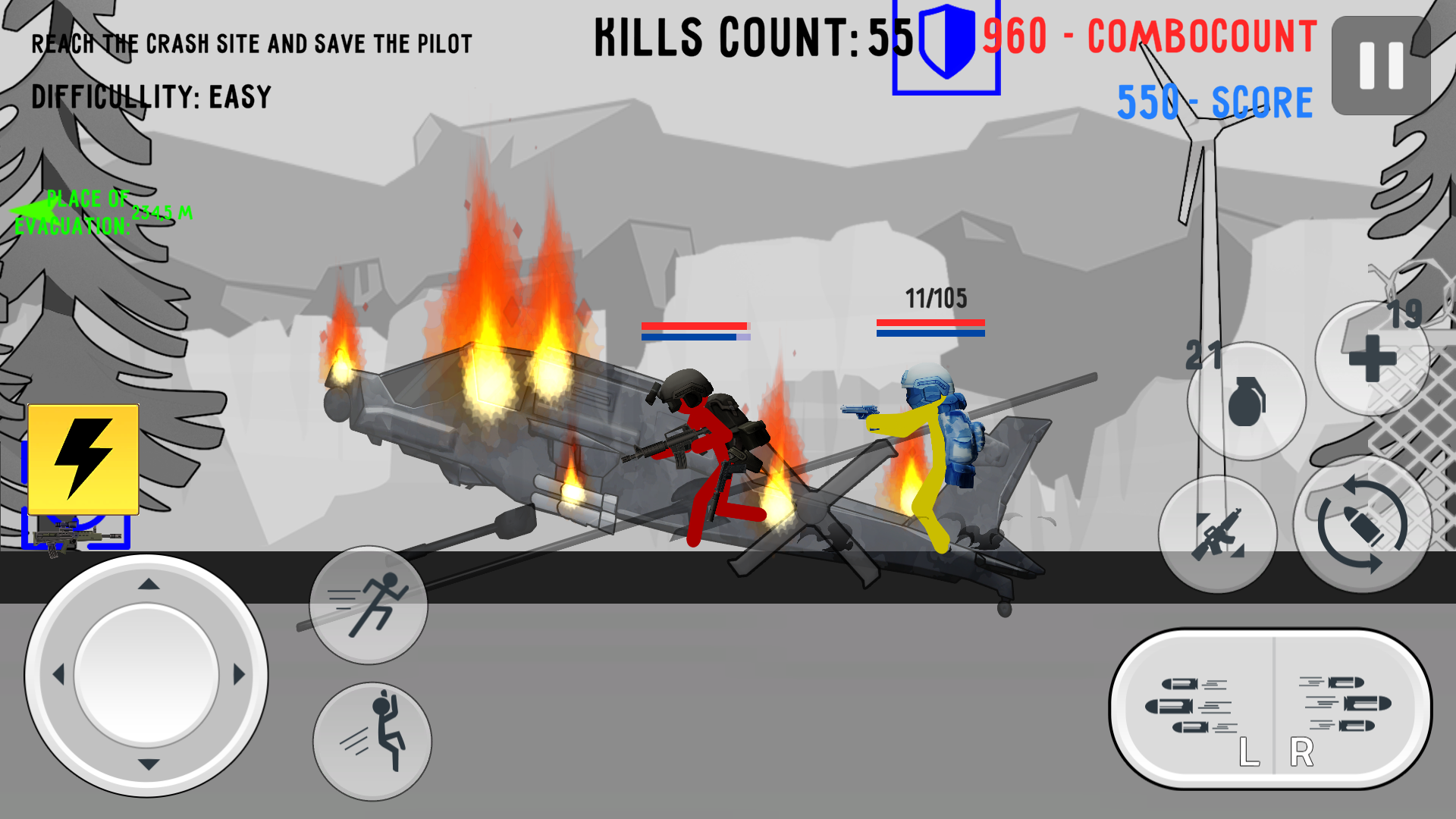 اسکرین شات 5 بازی Stickman Warfare Battle Strike