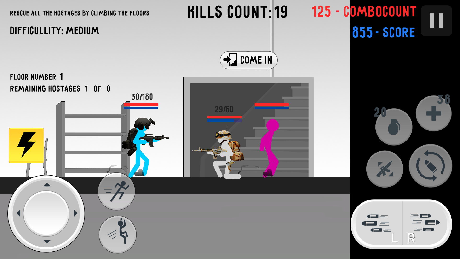 اسکرین شات 7 بازی Stickman Warfare Battle Strike