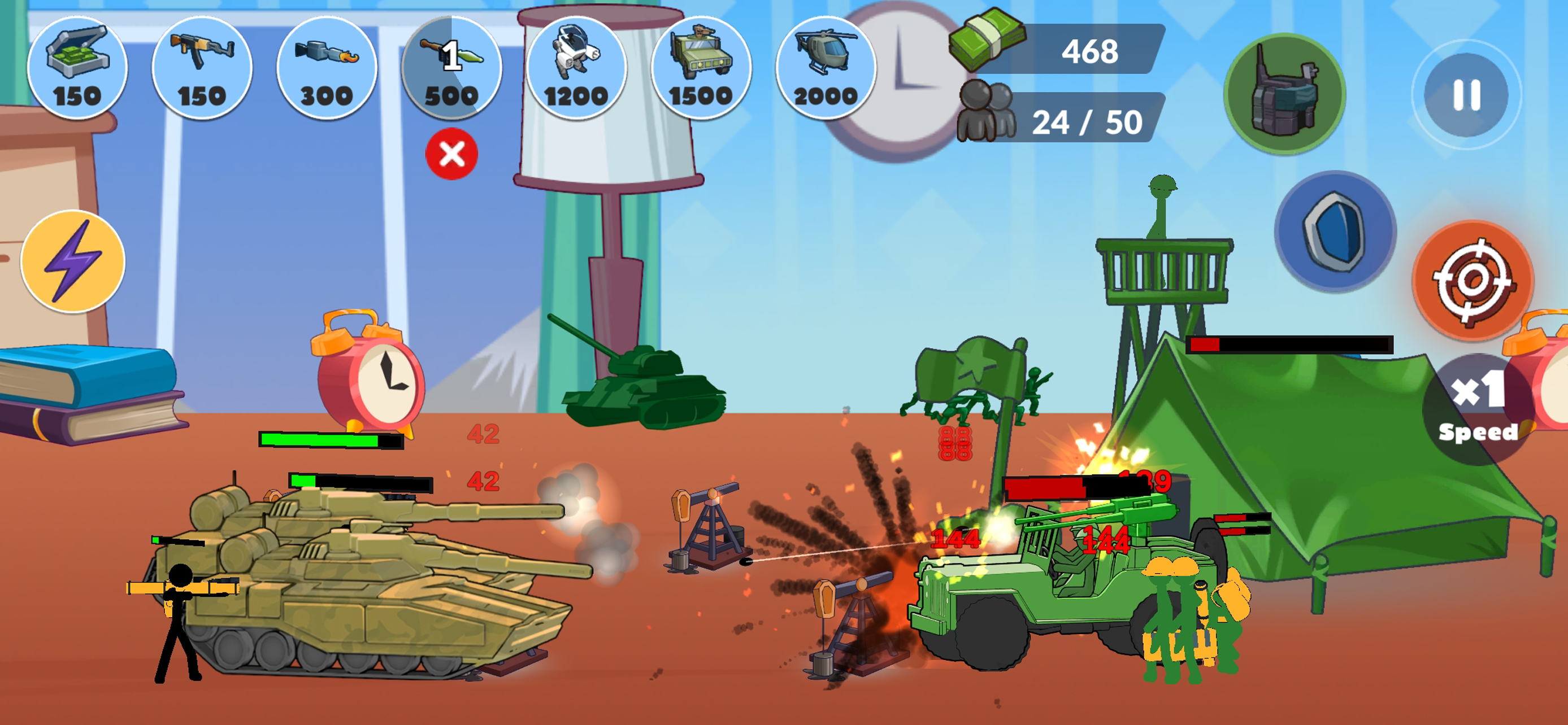 اسکرین شات 3 بازی Stick World Battle