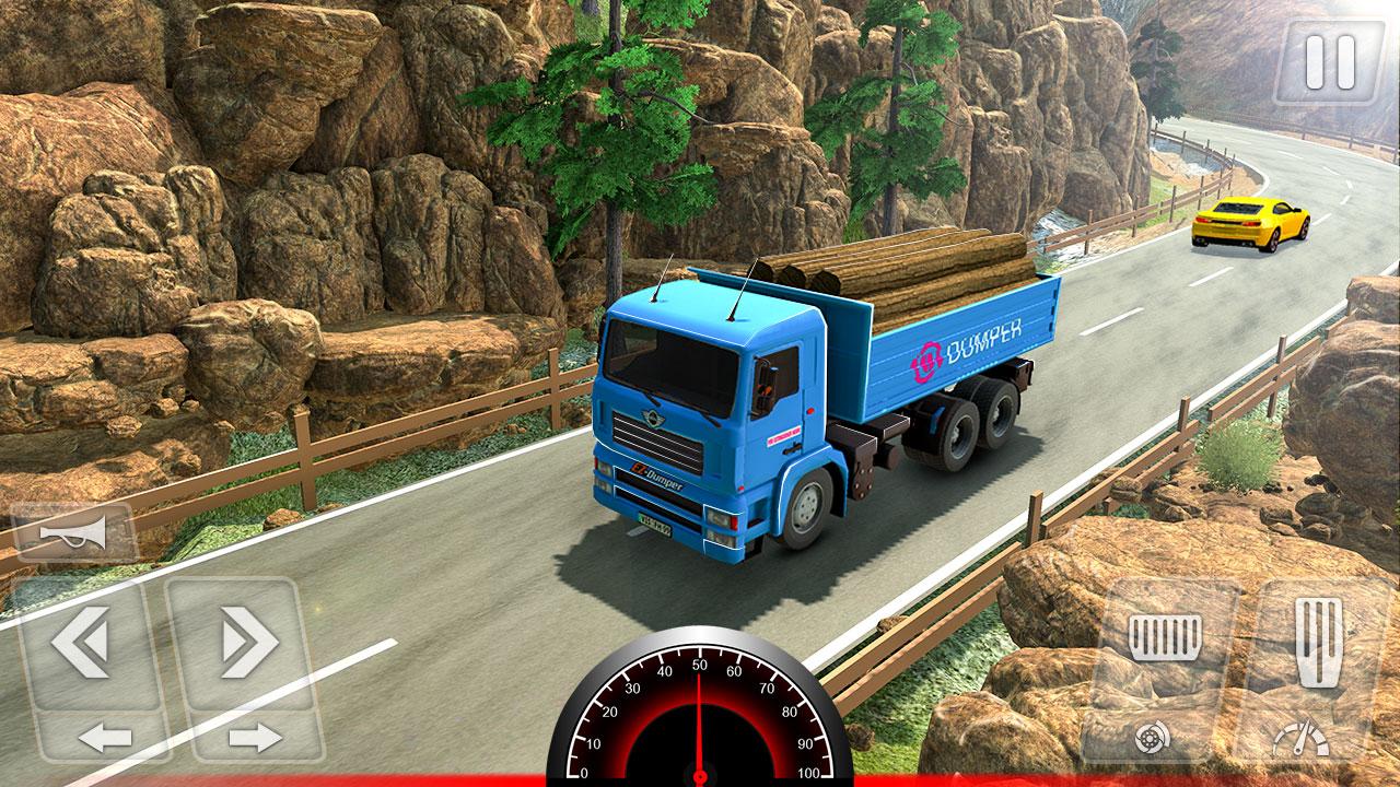 اسکرین شات 3 بازی Offline Cargo Truck Games 3D