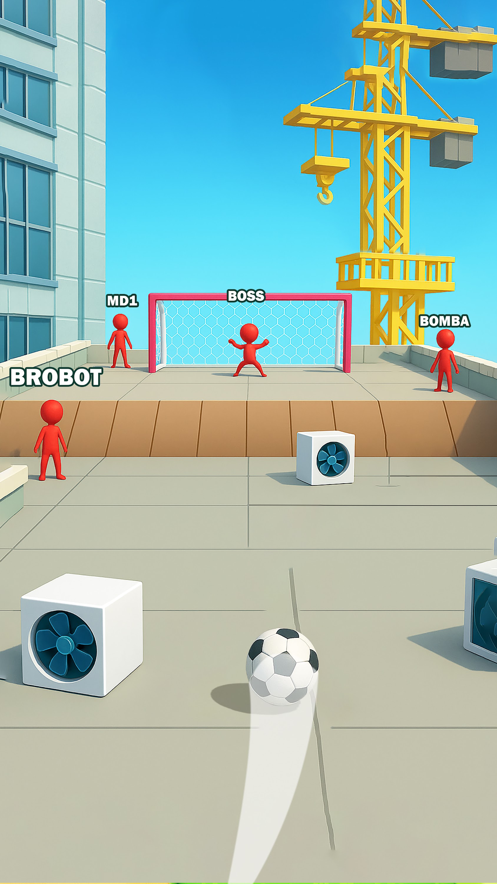 اسکرین شات 4 بازی Crazy Goal — Fun Soccer Game