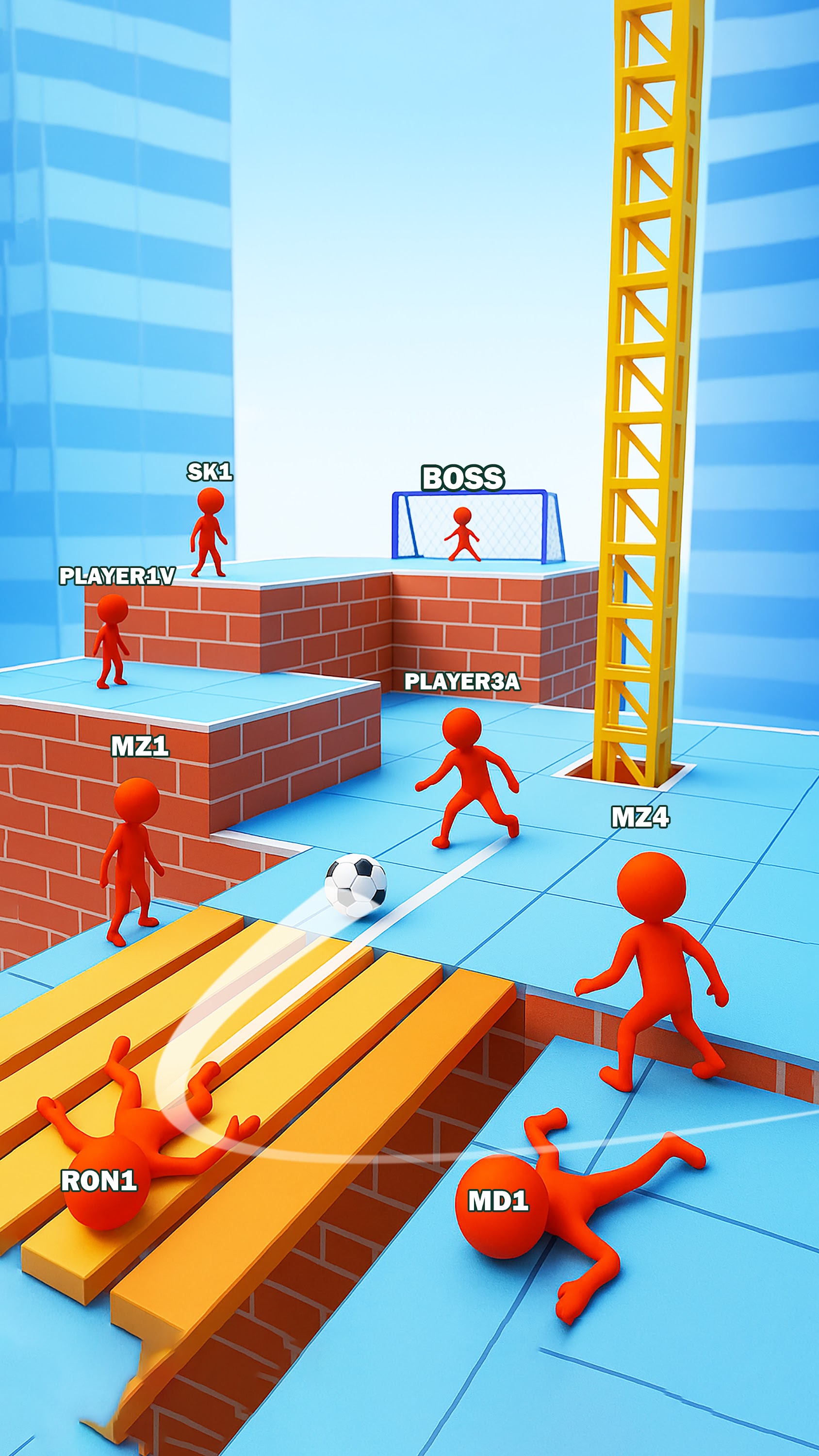 اسکرین شات 1 بازی Crazy Goal — Fun Soccer Game