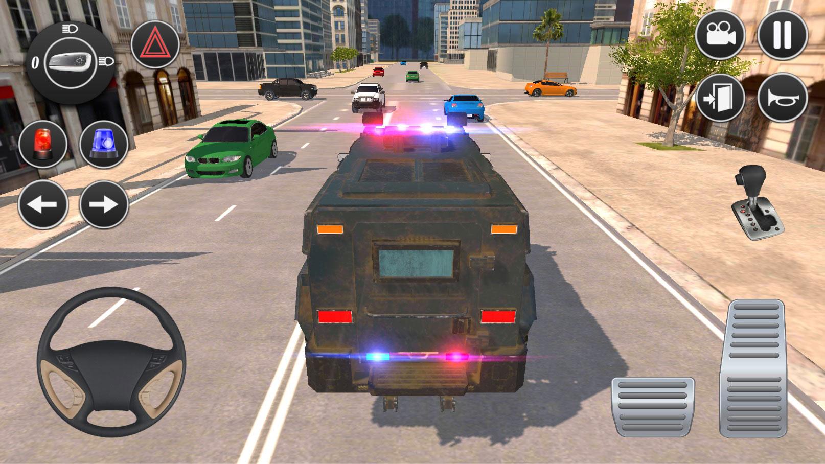 اسکرین شات 1 بازی American Police Car Driving