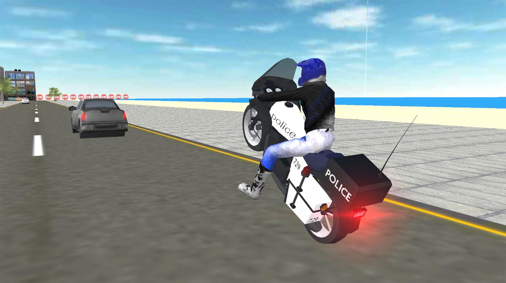 اسکرین شات 2 بازی Police Motorbike Simulator