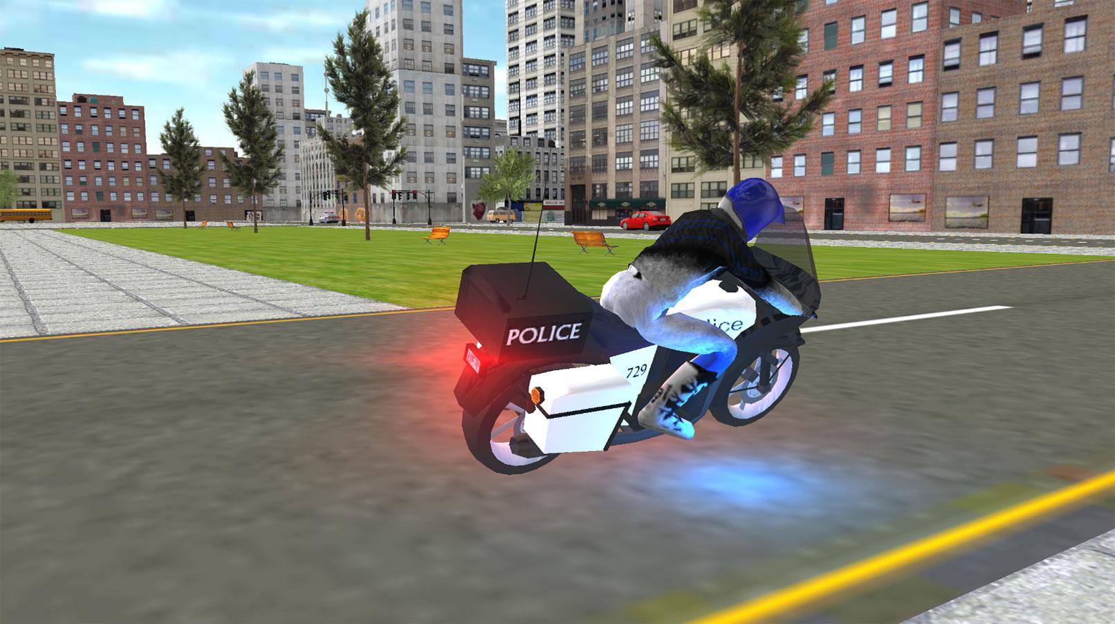 اسکرین شات 3 بازی Police Motorbike Simulator