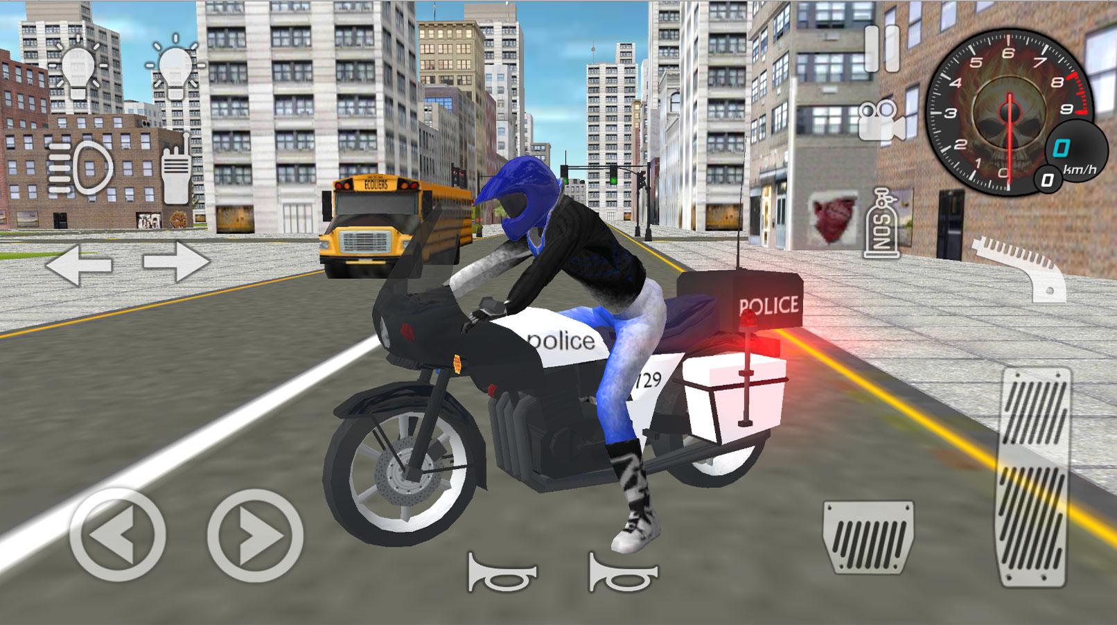 اسکرین شات 1 بازی Police Motorbike Simulator