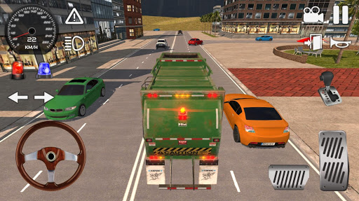 اسکرین شات 5 بازی American Trash Truck Simulator 2020: Offline Games