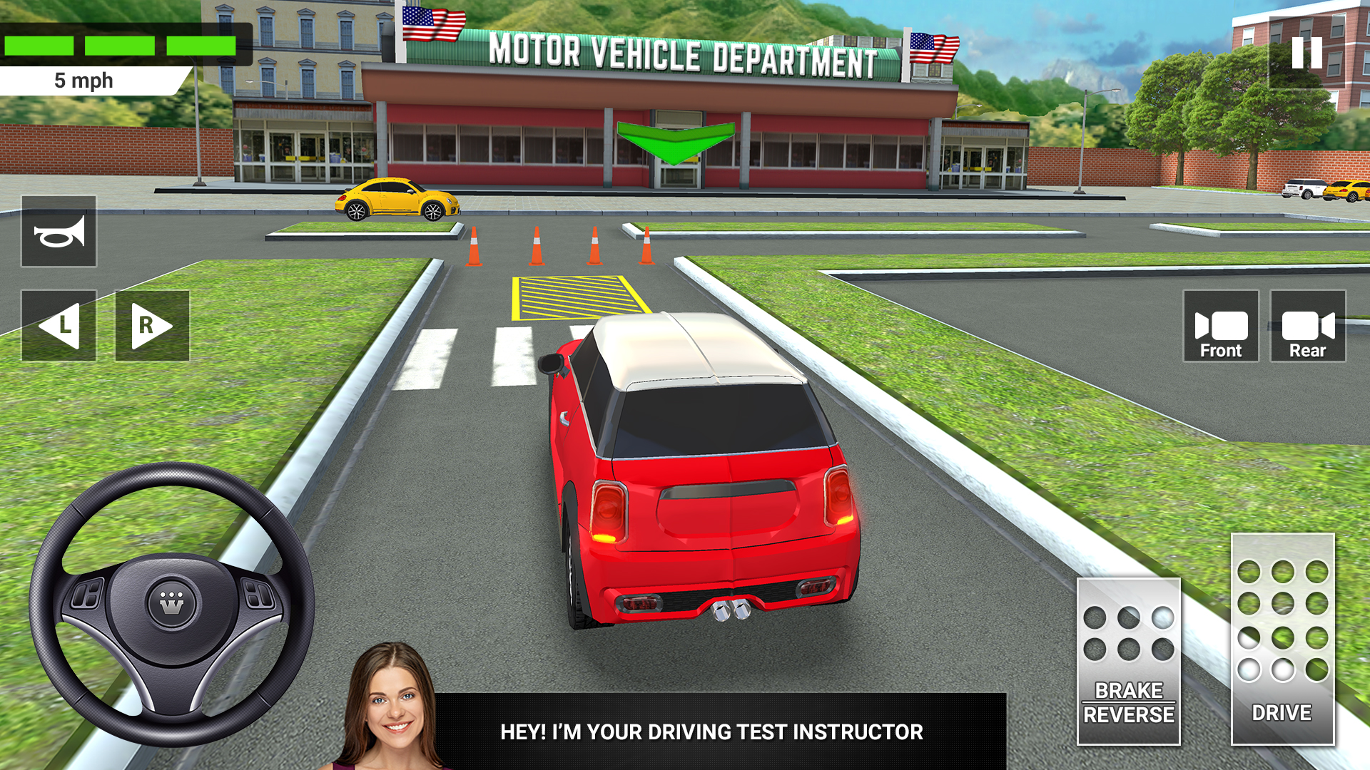 اسکرین شات 1 بازی Car Driving & Parking School