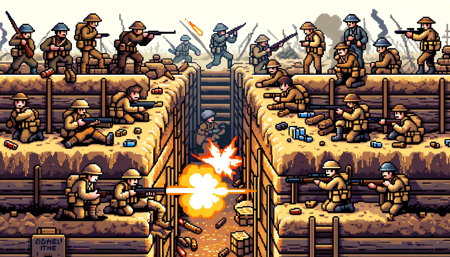 اسکرین شات 1 بازی Trench Warfare - WW1 War Games