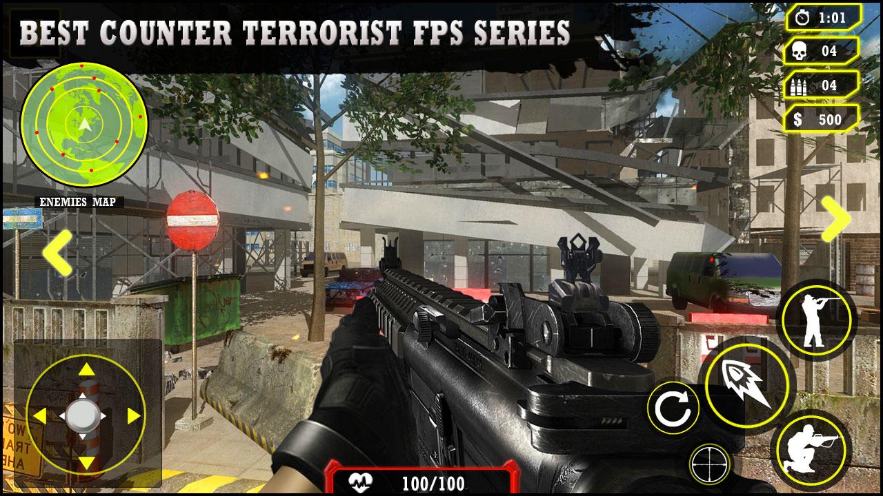 اسکرین شات 1 بازی FPS Strike: Gun Shooter Games