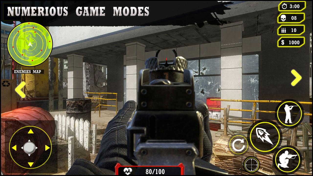 اسکرین شات 5 بازی FPS Strike: Gun Shooter Games