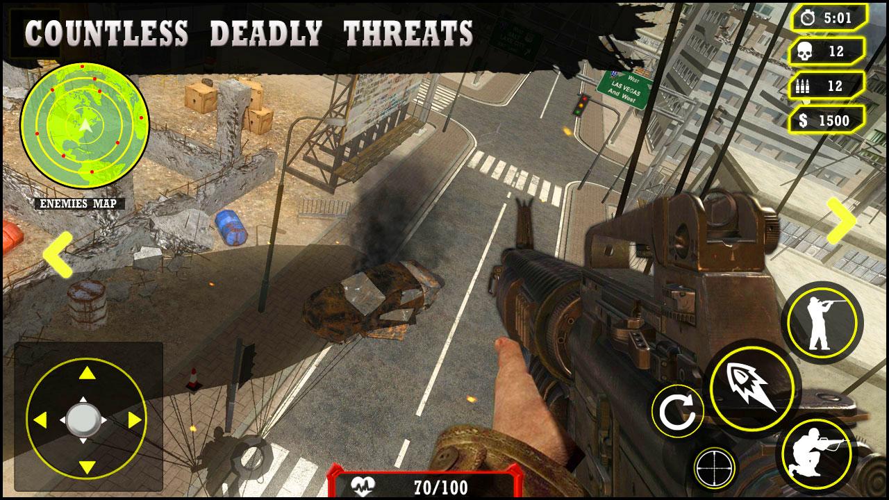 اسکرین شات 4 بازی FPS Strike: Gun Shooter Games