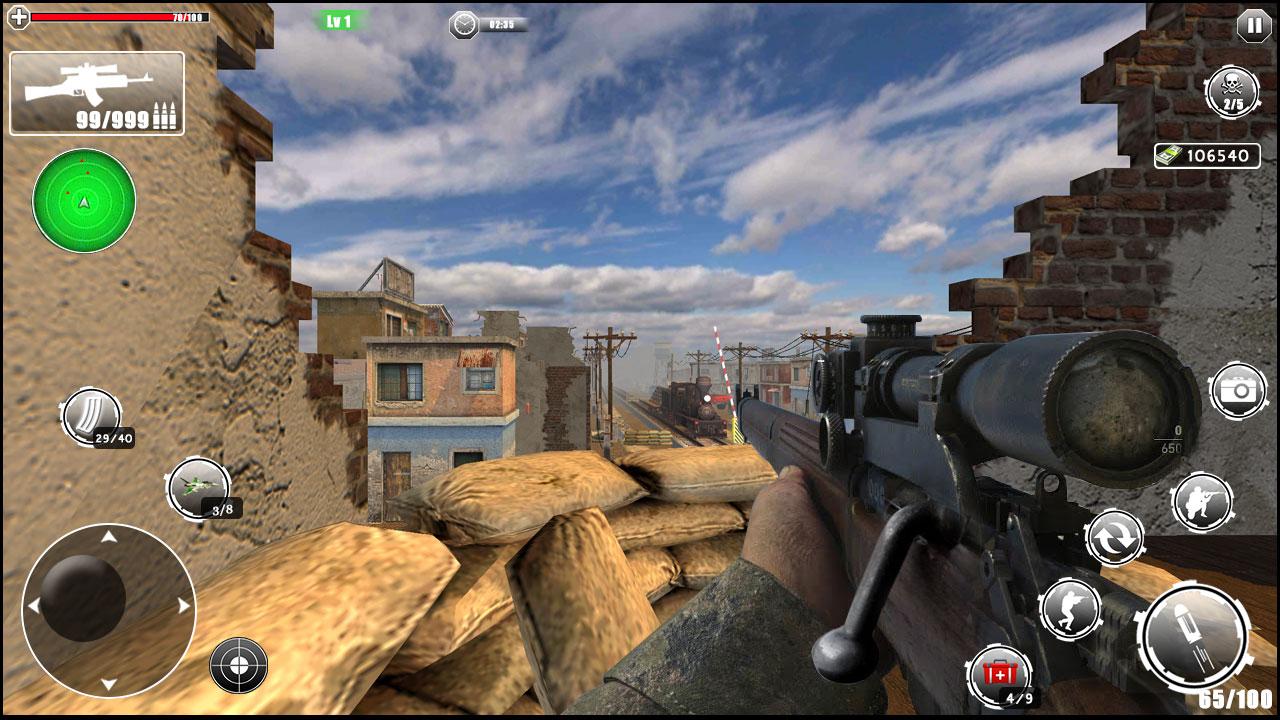 اسکرین شات 3 بازی World War Sniper WW2 Gun Games