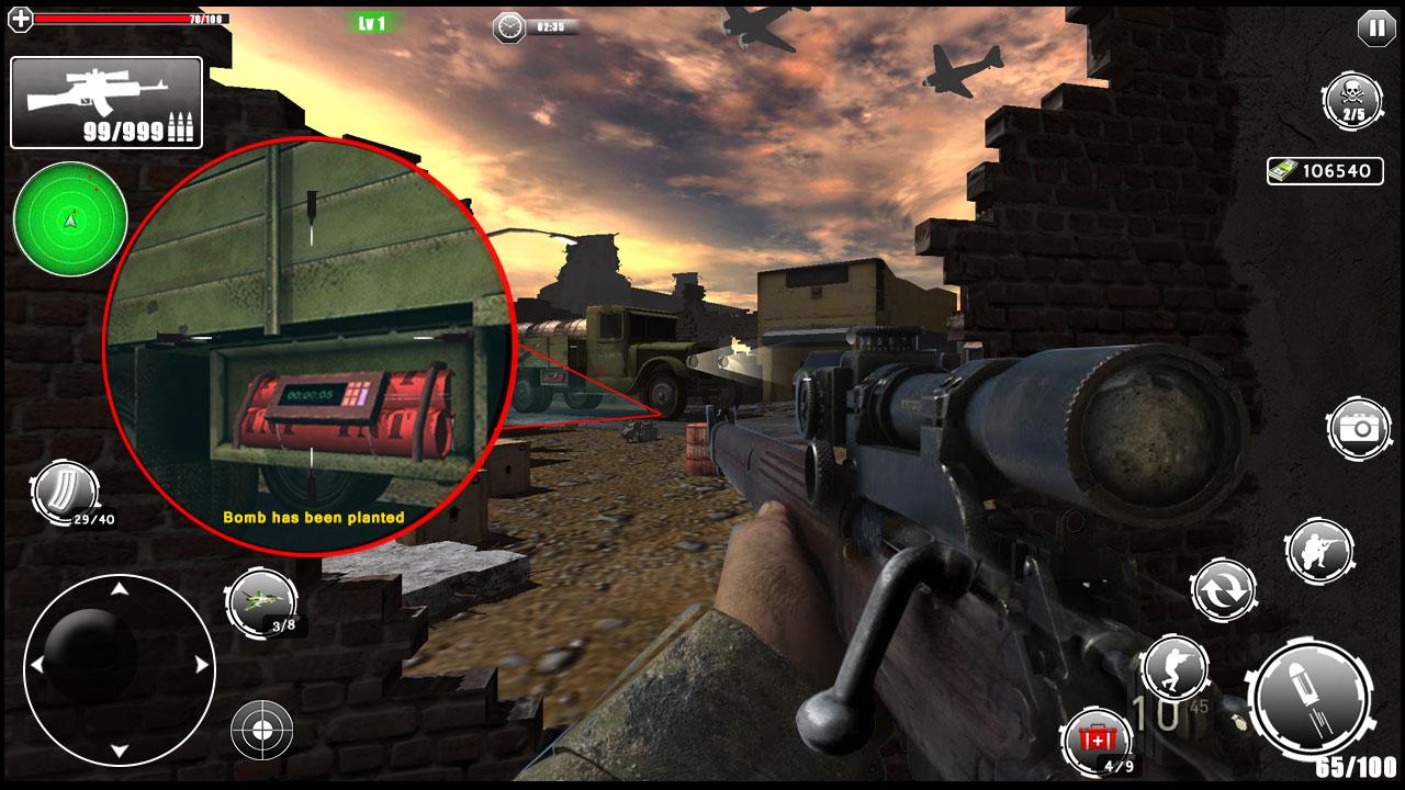 اسکرین شات 1 بازی World War Sniper WW2 Gun Games