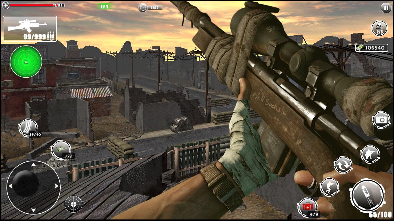 اسکرین شات 2 بازی World War Sniper WW2 Gun Games