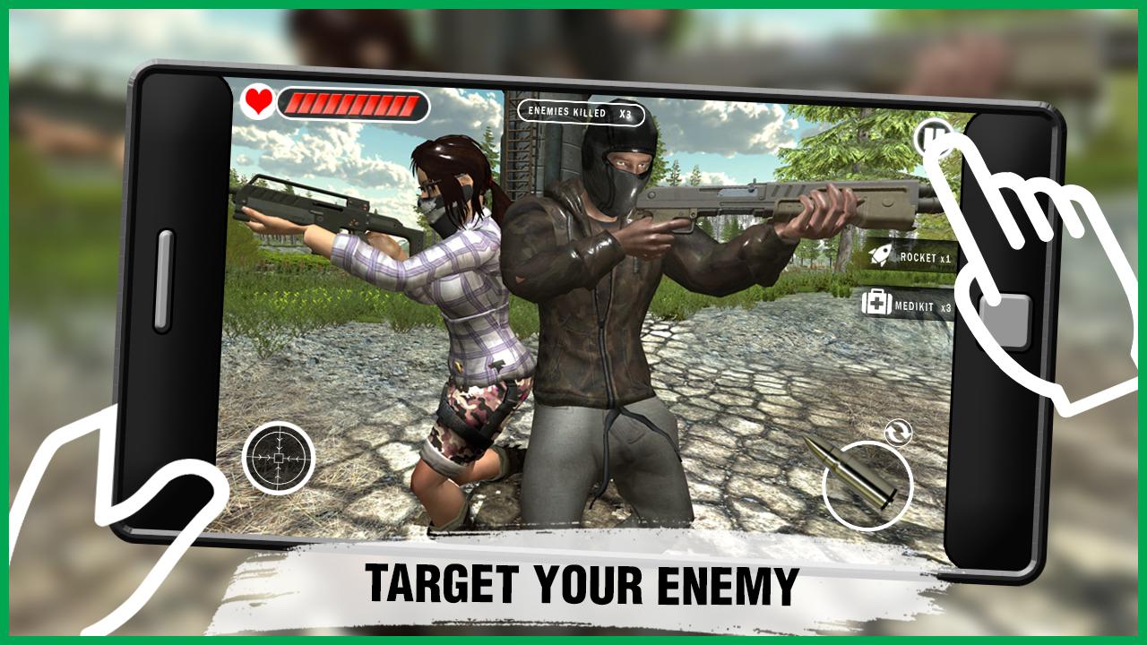 اسکرین شات 4 بازی Battle Shooting War: Gun Games