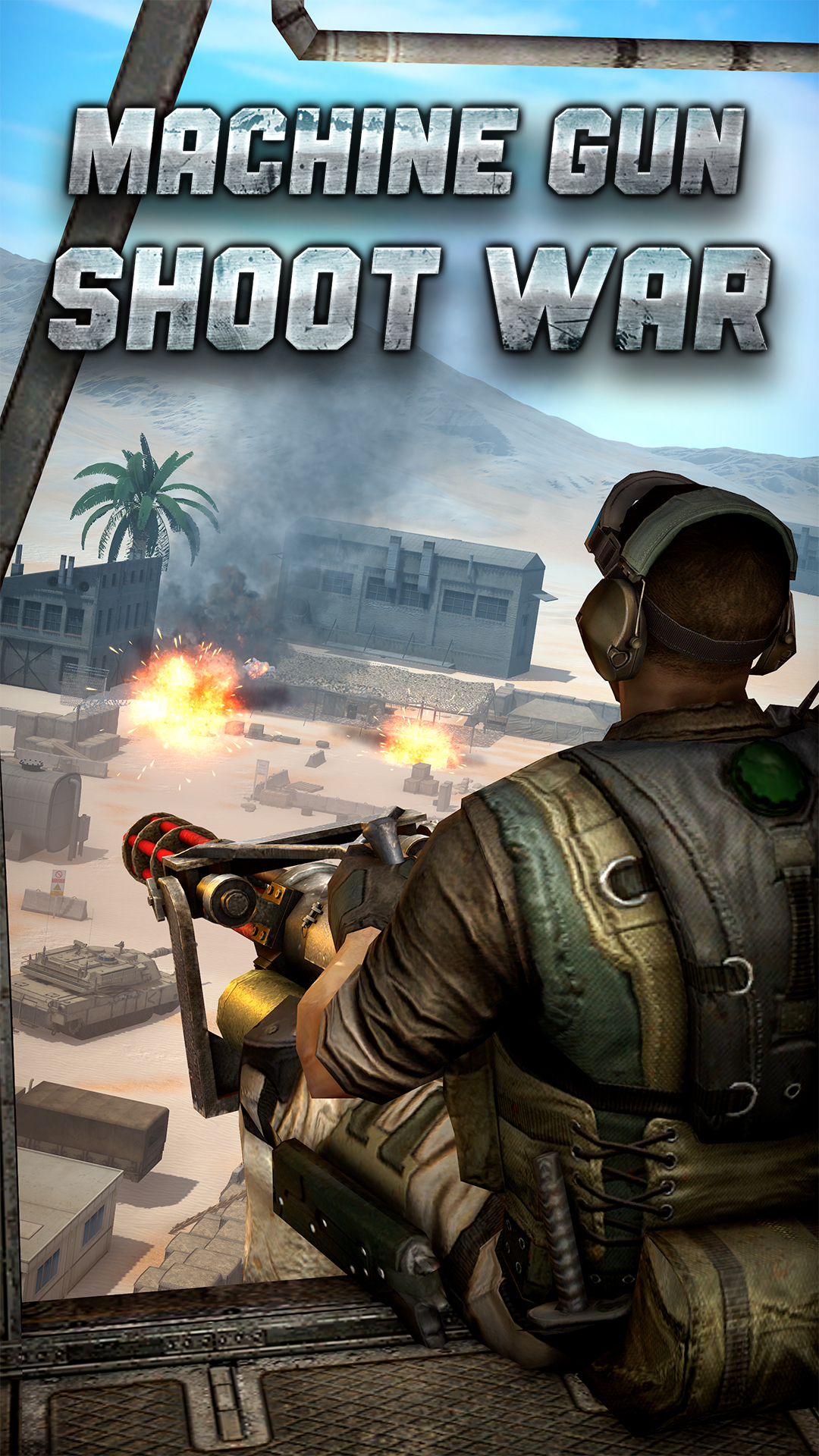 اسکرین شات 4 بازی Machine Gun Games: War Shooter