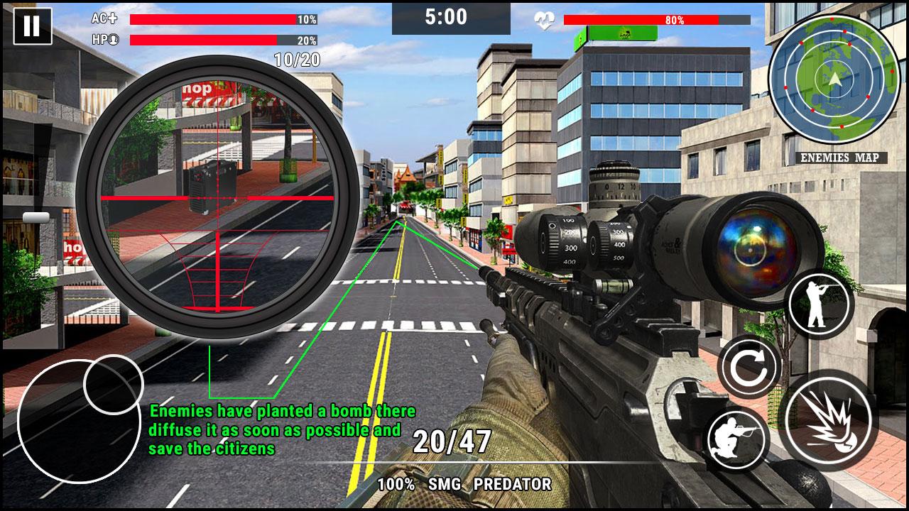 اسکرین شات 1 بازی Sniper Agent - Sniper Hit Shot