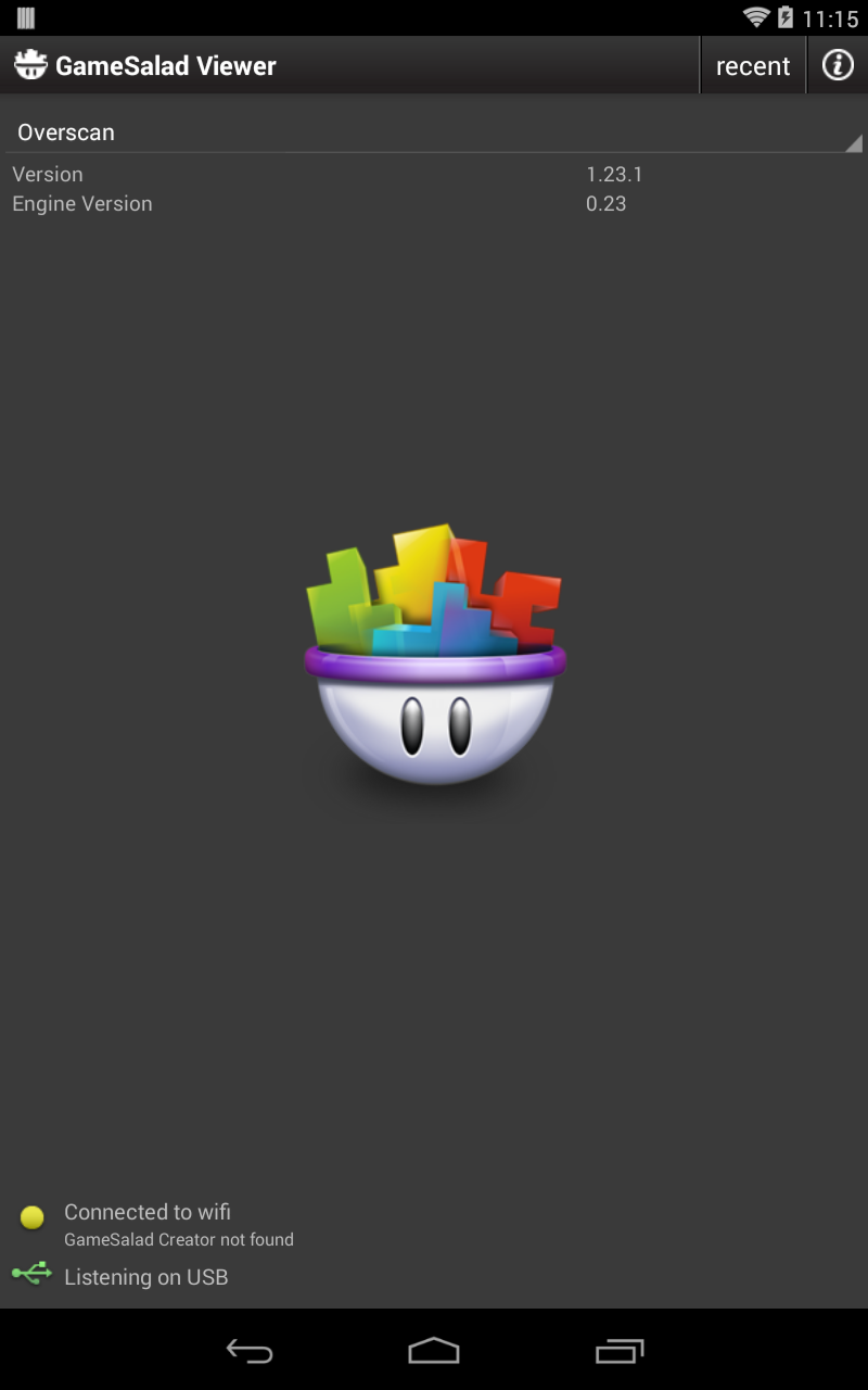 اسکرین شات 1 برنامه GameSalad Viewer