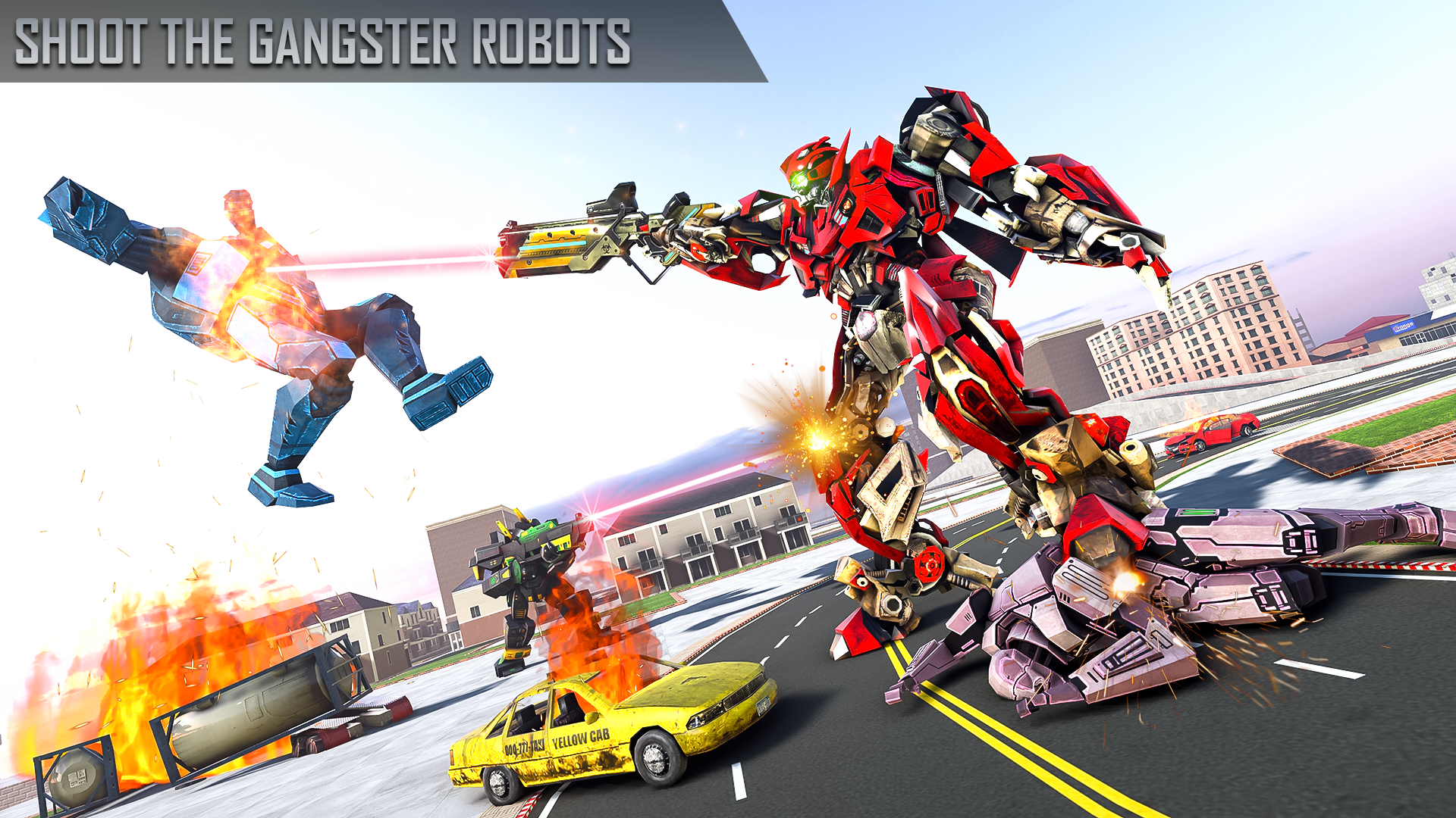 اسکرین شات 6 برنامه Anaconda Robot Car Robot Game