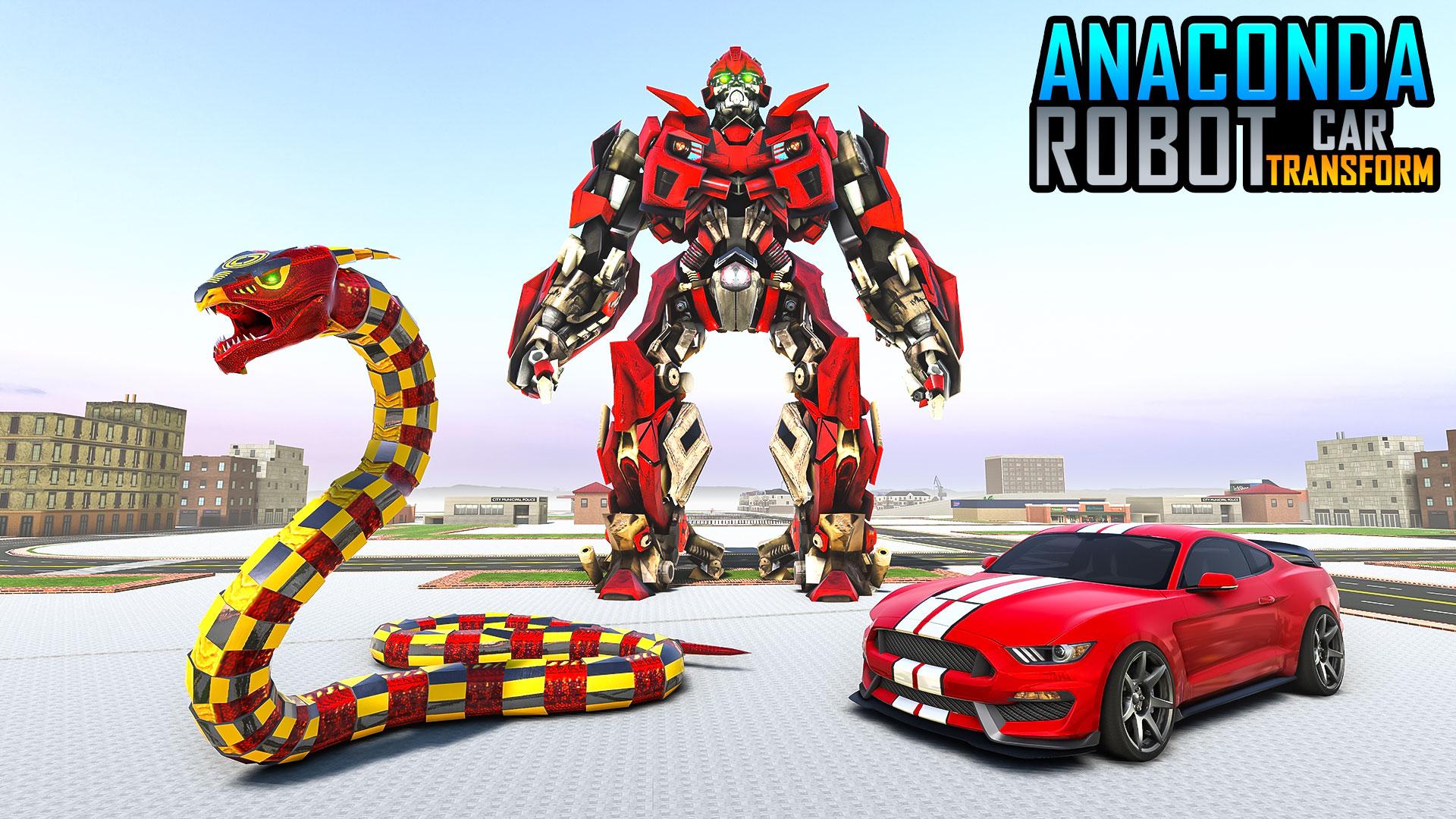 اسکرین شات 7 برنامه Anaconda Robot Car Robot Game
