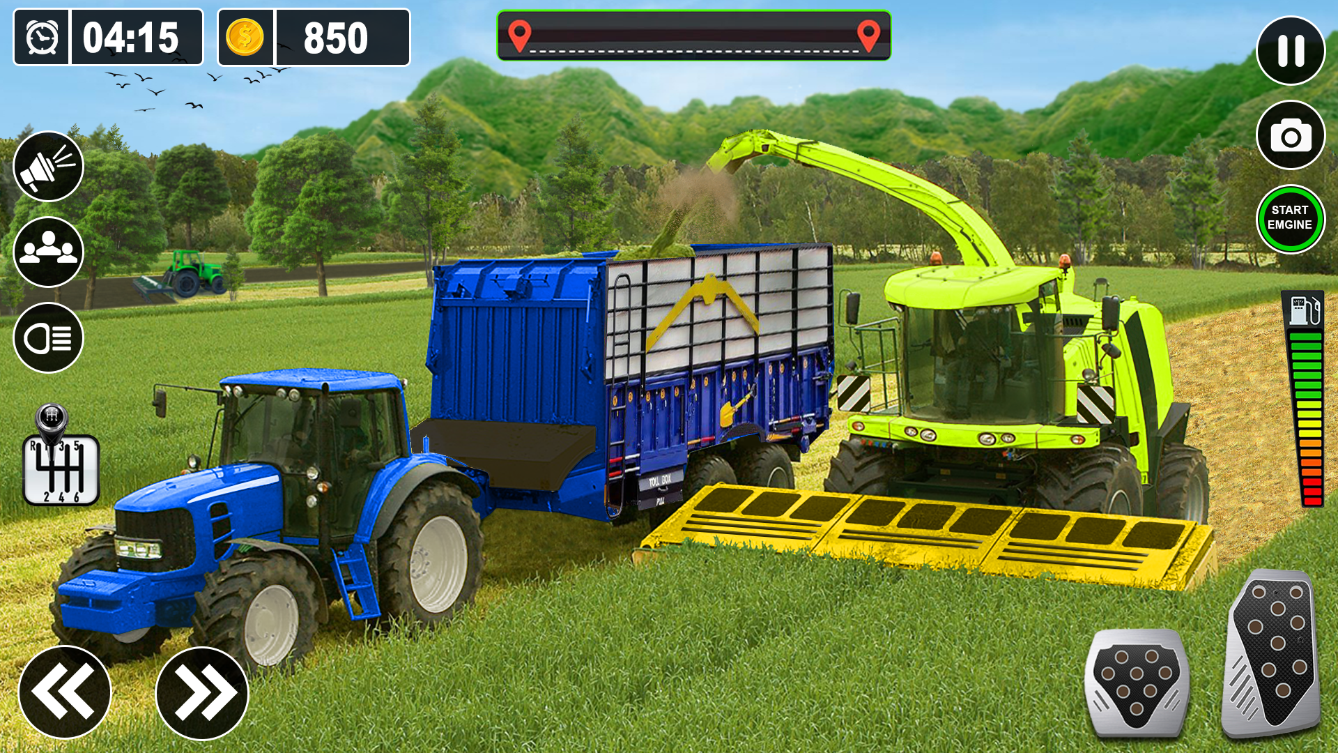 اسکرین شات 1 بازی Tractor Game Farm Simulator 3D