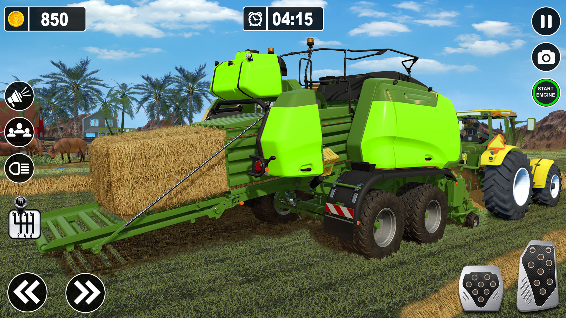 اسکرین شات 2 بازی Tractor Game Farm Simulator 3D
