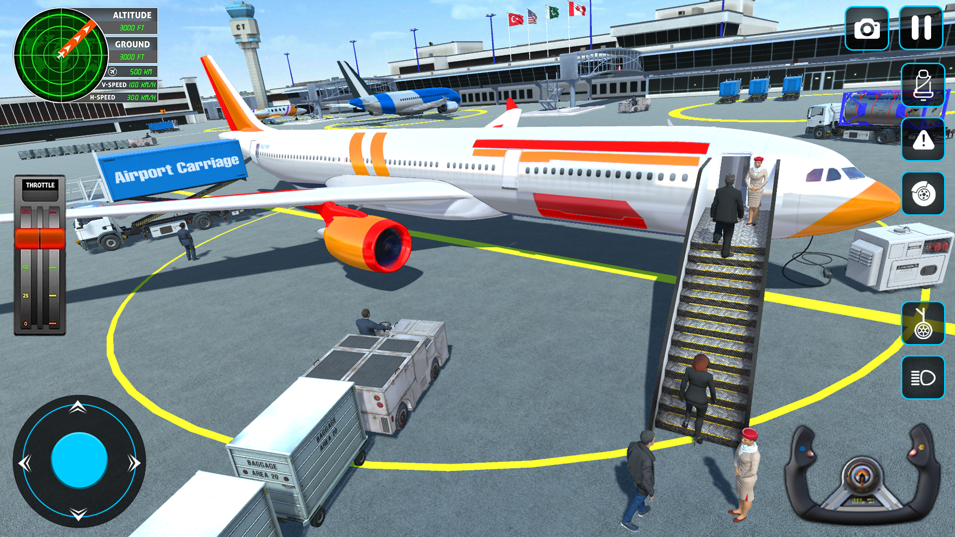 اسکرین شات 3 برنامه Flight Simulator 3D Plane Game