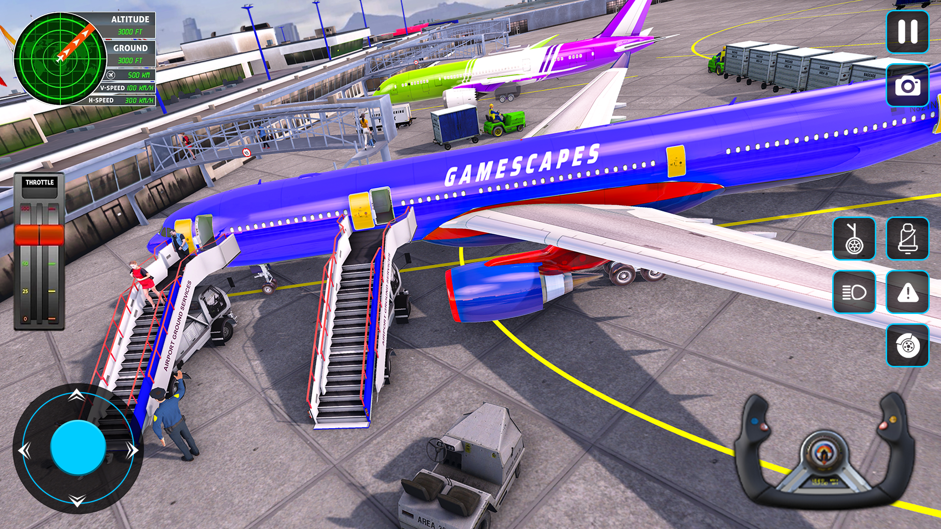 اسکرین شات 7 برنامه Flight Simulator 3D Plane Game