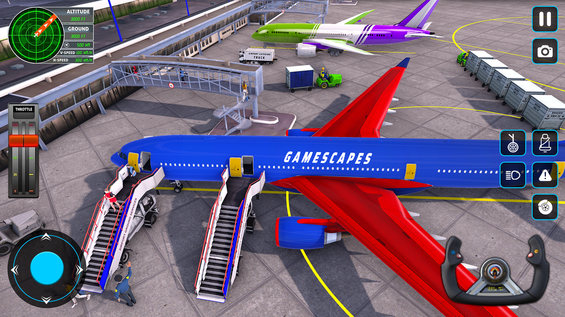 اسکرین شات 5 برنامه Flight Simulator 3D Plane Game