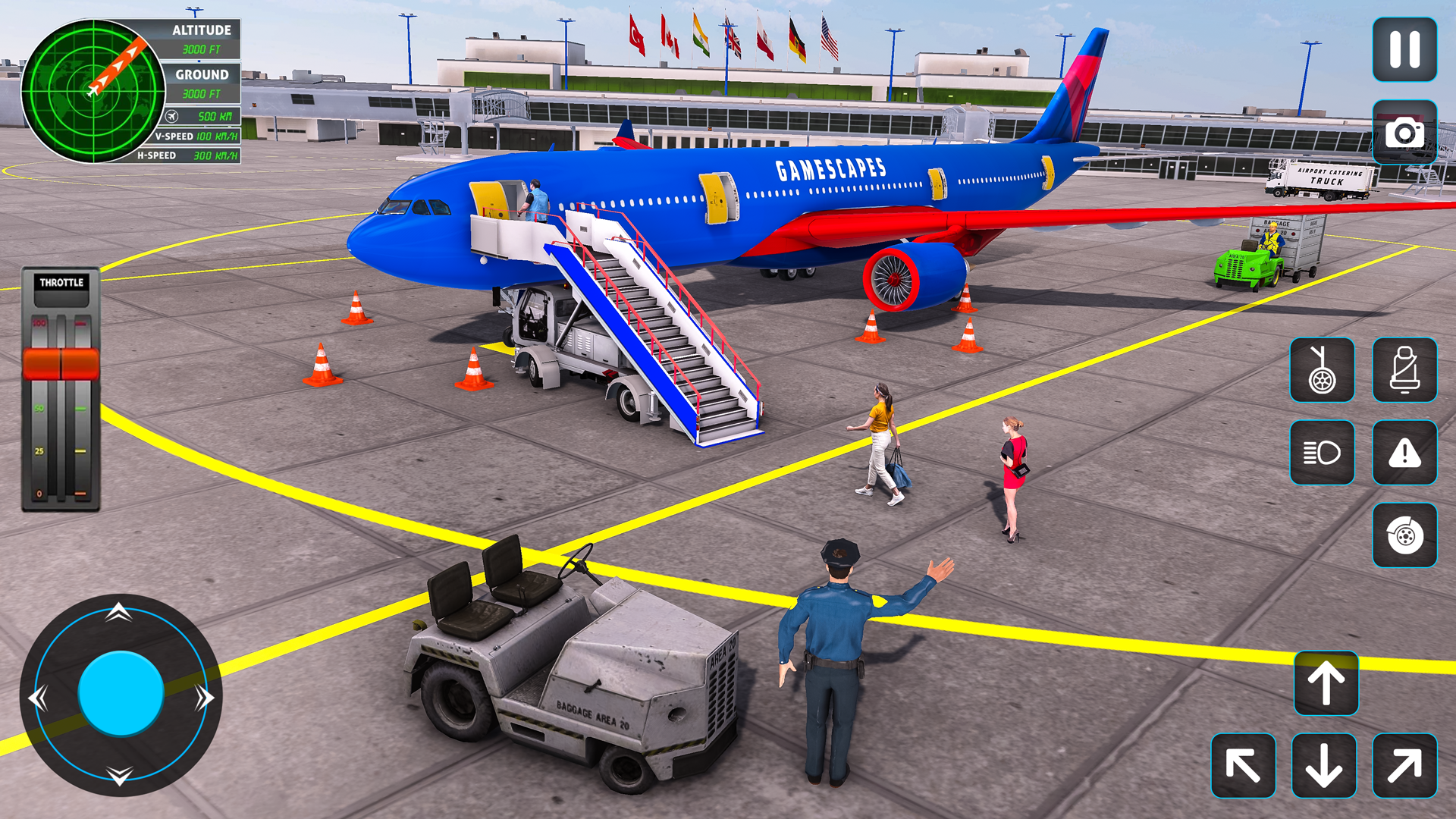 اسکرین شات 8 برنامه Flight Simulator 3D Plane Game