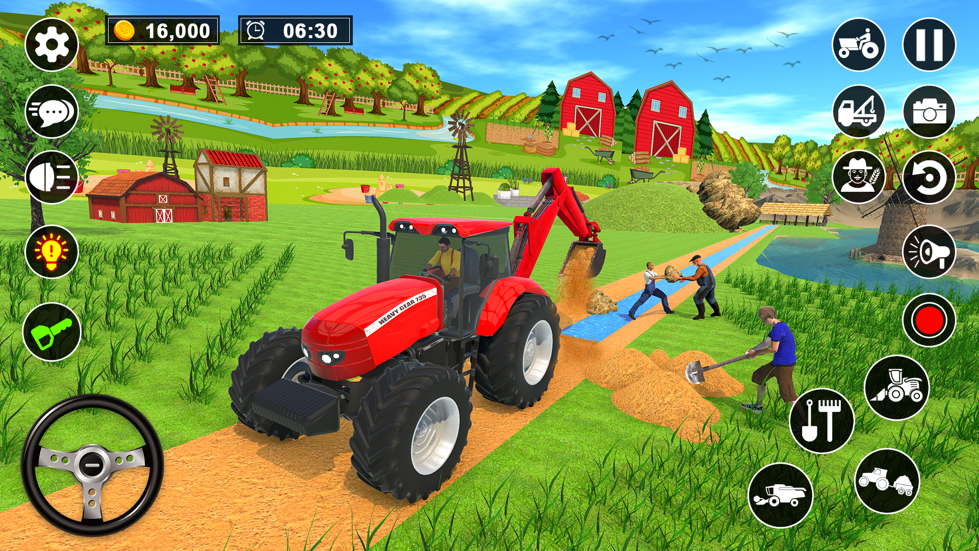 اسکرین شات 8 برنامه Real Tractor Driving Simulator