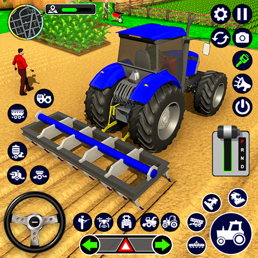 اسکرین شات 1 برنامه Real Tractor Driving Simulator
