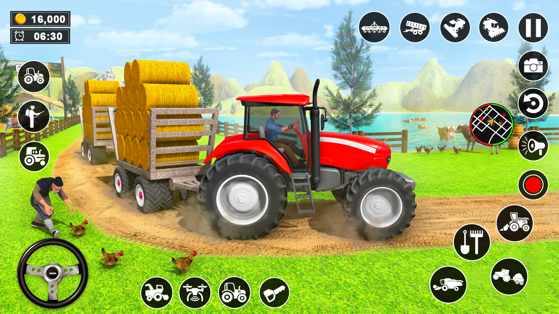 اسکرین شات 6 برنامه Real Tractor Driving Simulator