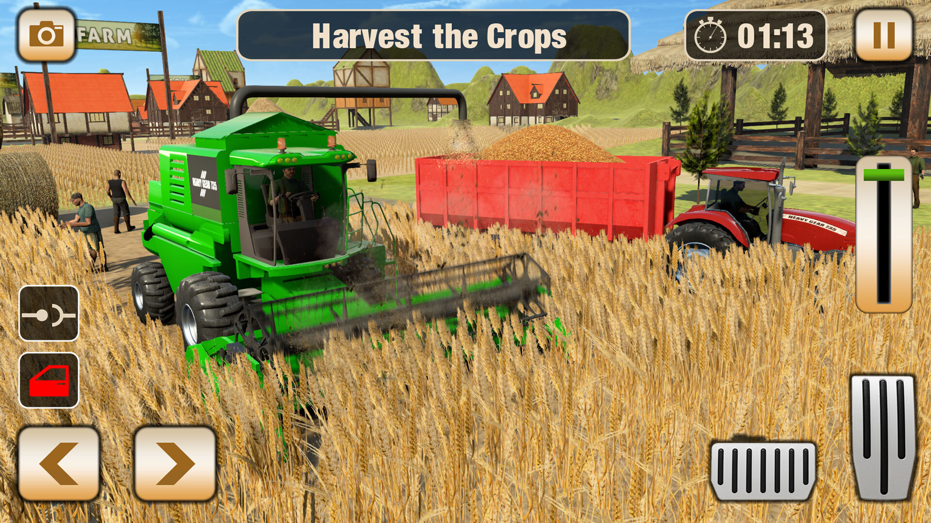 اسکرین شات 3 برنامه Real Tractor Driving Simulator