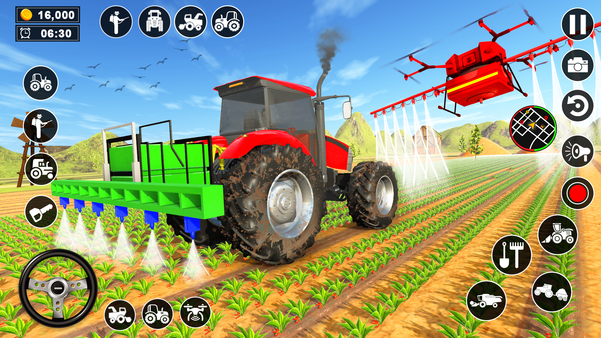 اسکرین شات 4 برنامه Real Tractor Driving Simulator