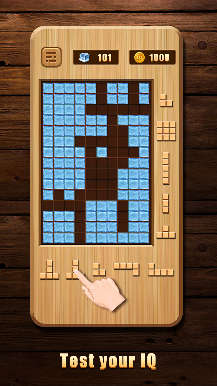 اسکرین شات 6 بازی Woody Block Brain Test
