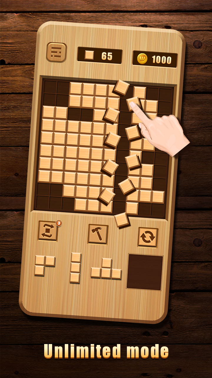 اسکرین شات 5 بازی Woody Block Brain Test