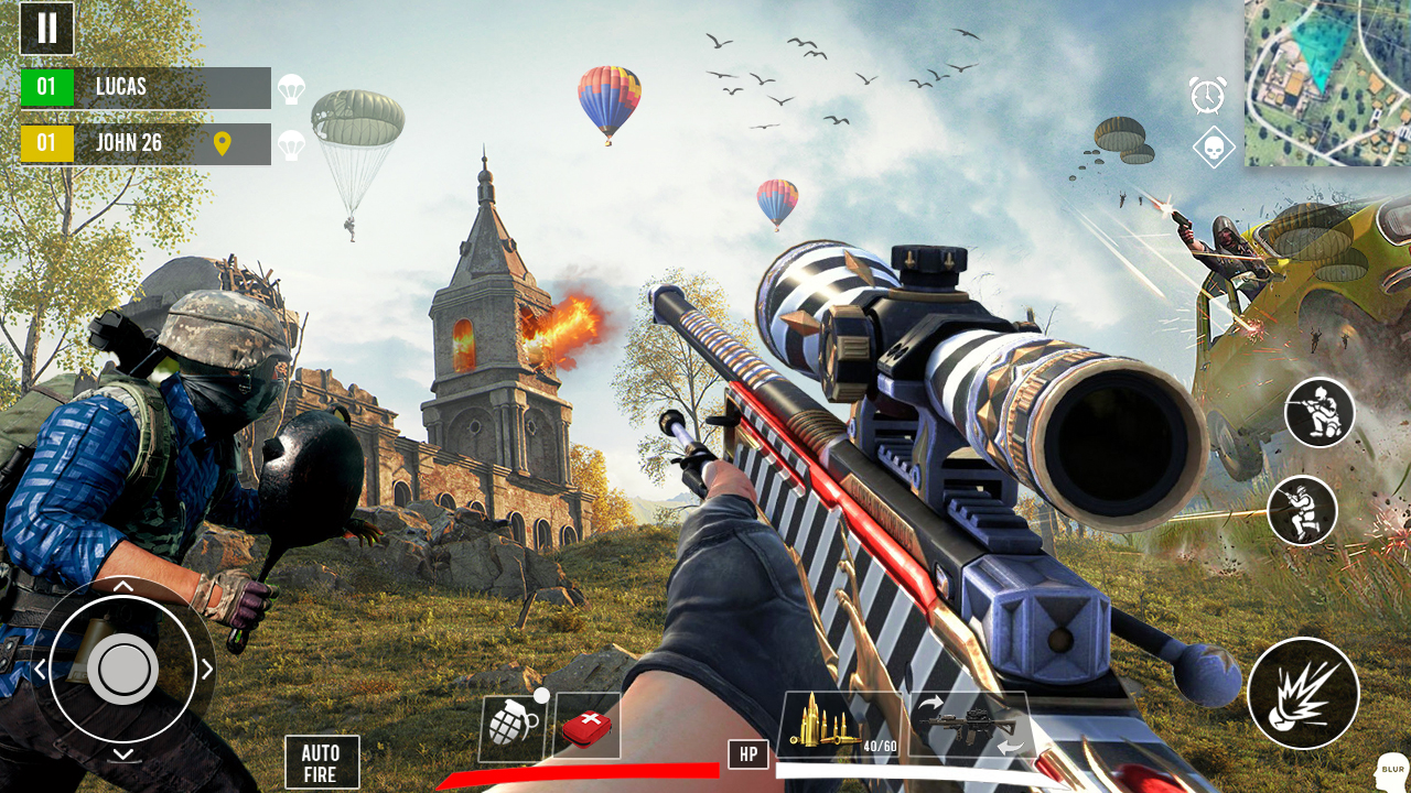 اسکرین شات 1 بازی Shooting Battle: Gun simulator