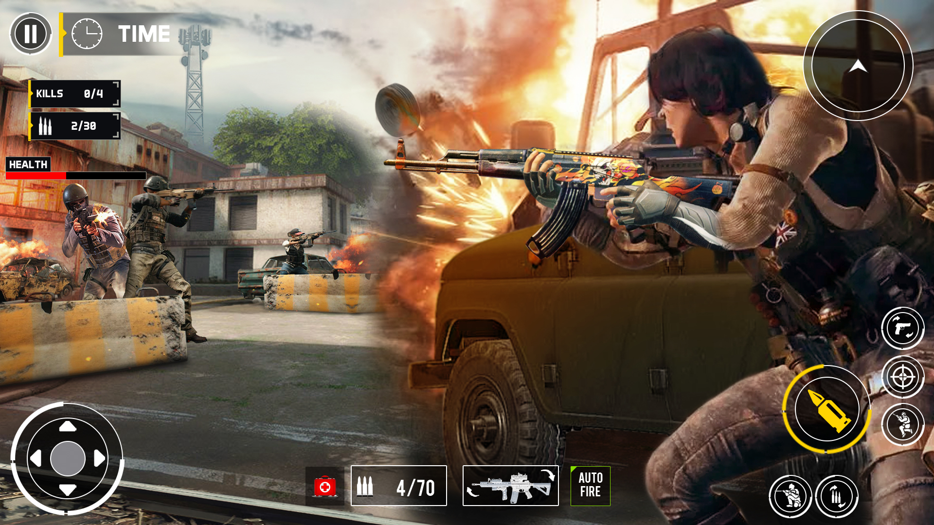 اسکرین شات 1 بازی Fnite Fire Battleground: Guns