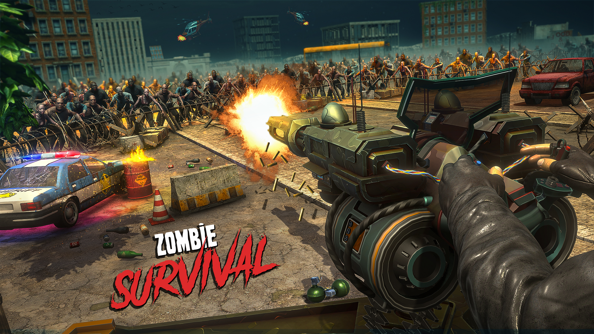 اسکرین شات 1 برنامه Real zombie hunter - Shooting