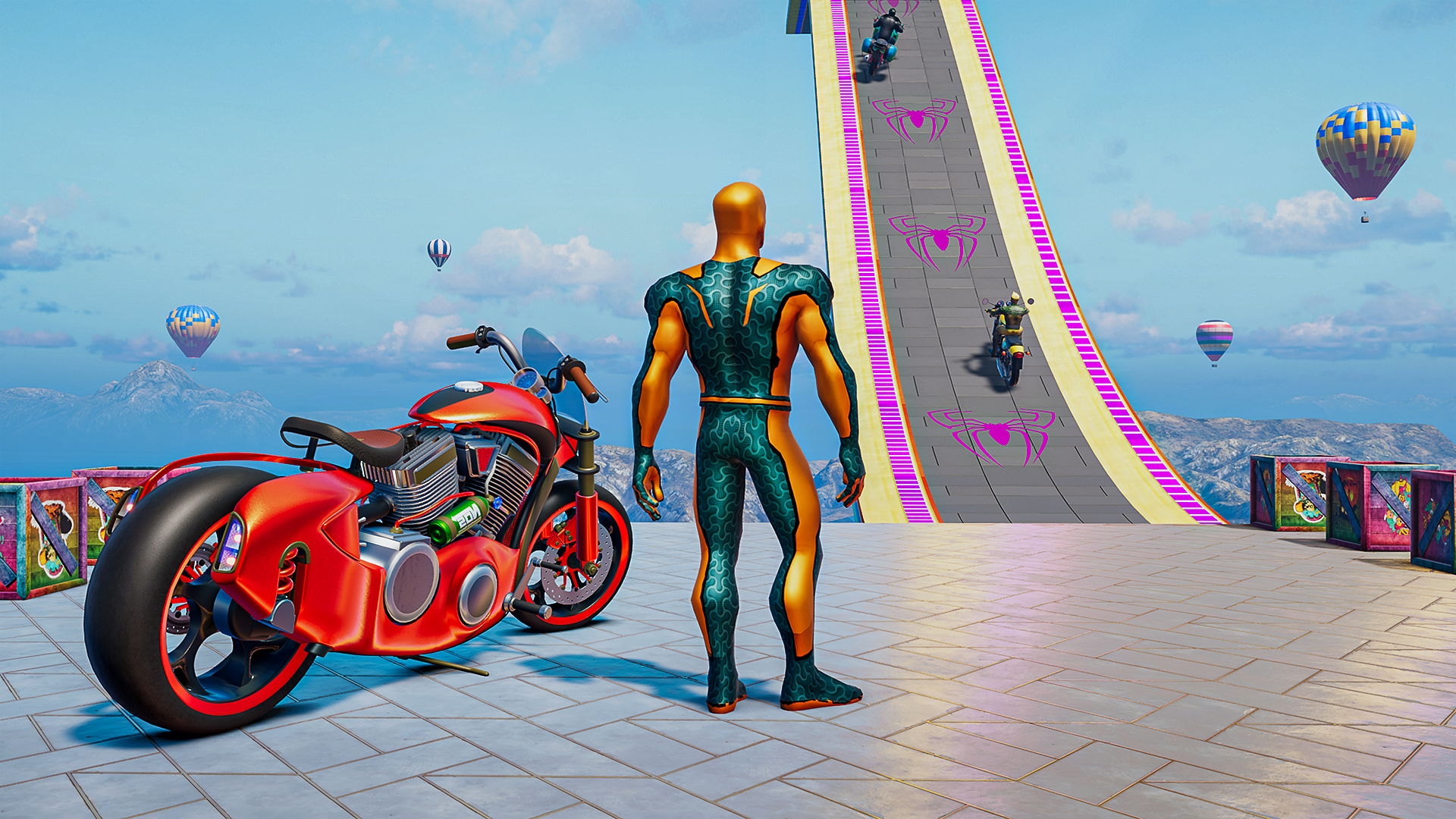 اسکرین شات 2 بازی Real Bike Racing 3D Bike Games