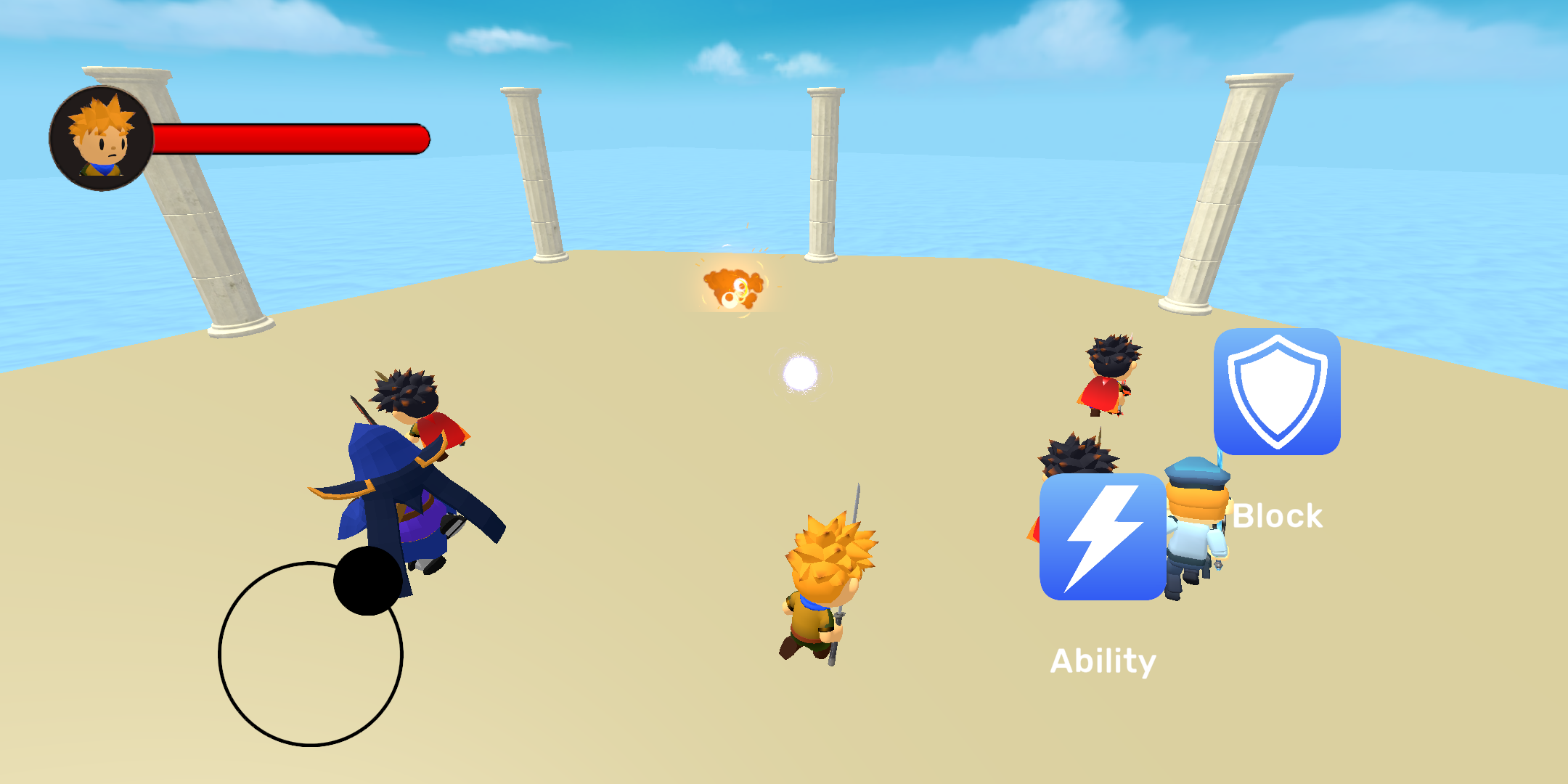 اسکرین شات 5 بازی Blade Ball Dodgeball Battle