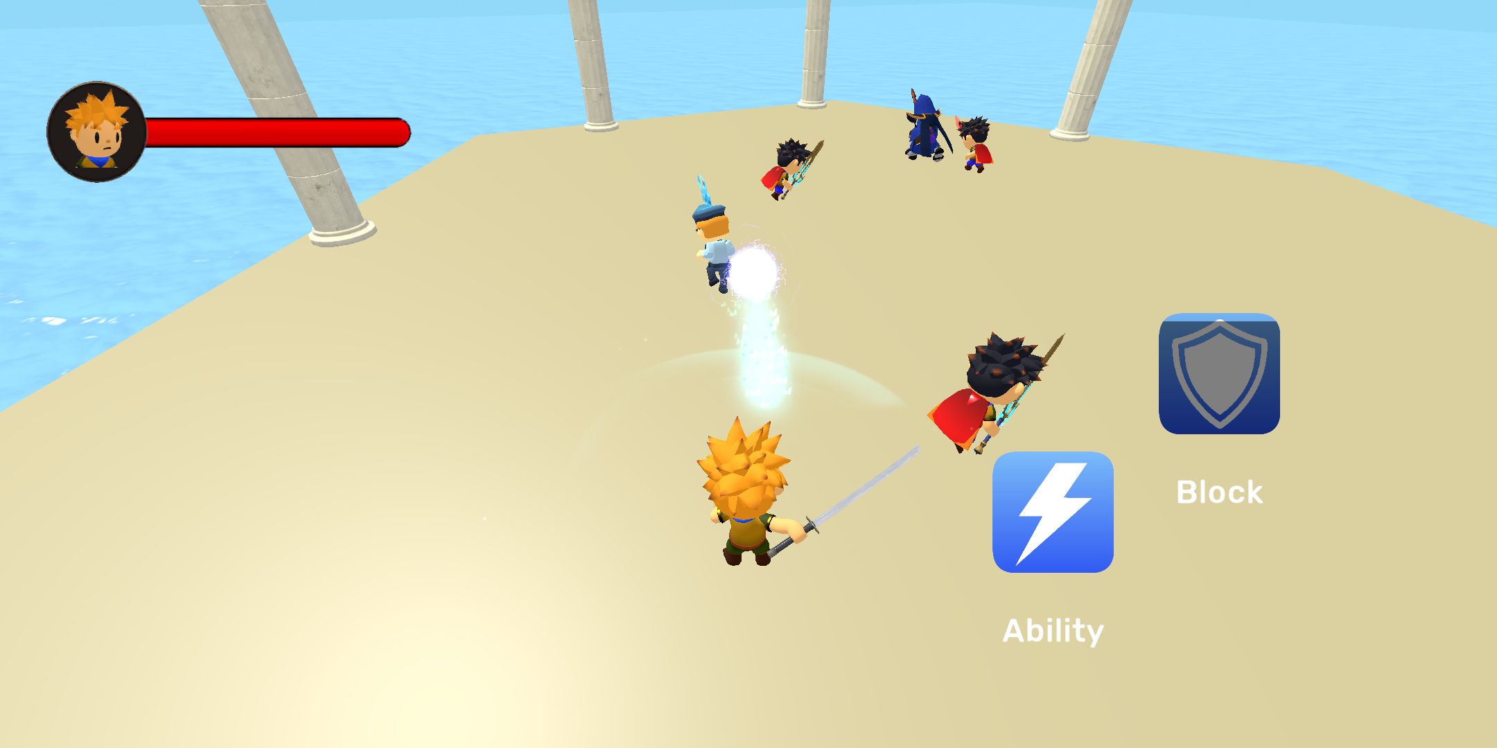 اسکرین شات 8 بازی Blade Ball Dodgeball Battle