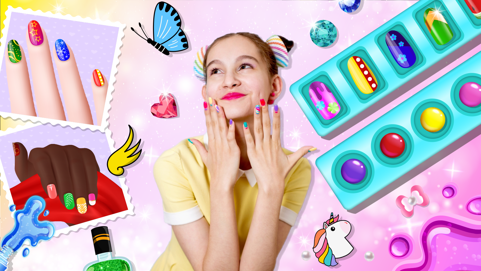 اسکرین شات 5 بازی Nail Salon Game Girls Nail art