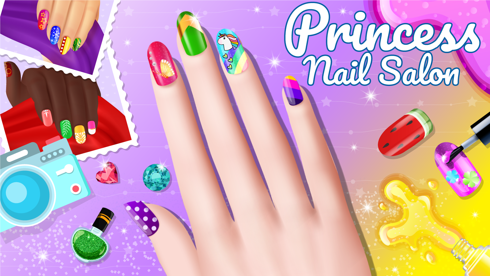 اسکرین شات 4 بازی Nail Salon Game Girls Nail art