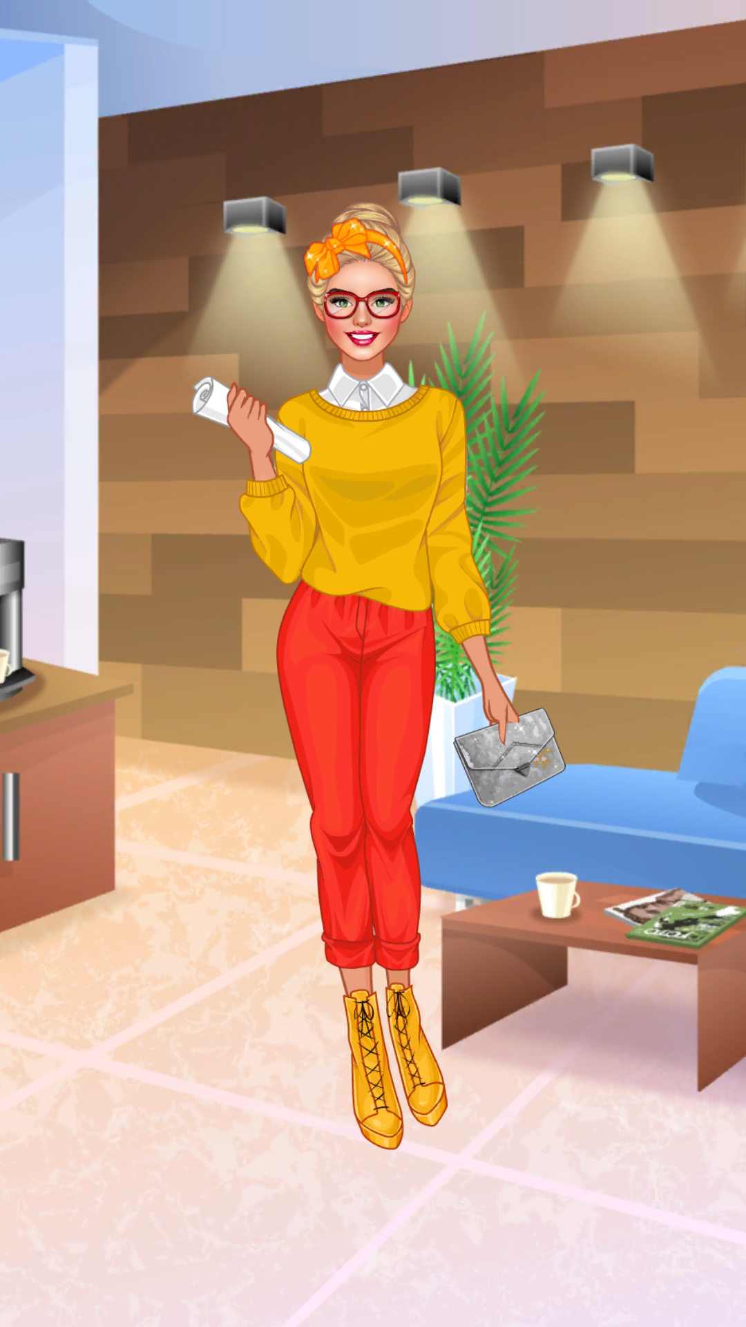 اسکرین شات 6 بازی Office Dress Up Games