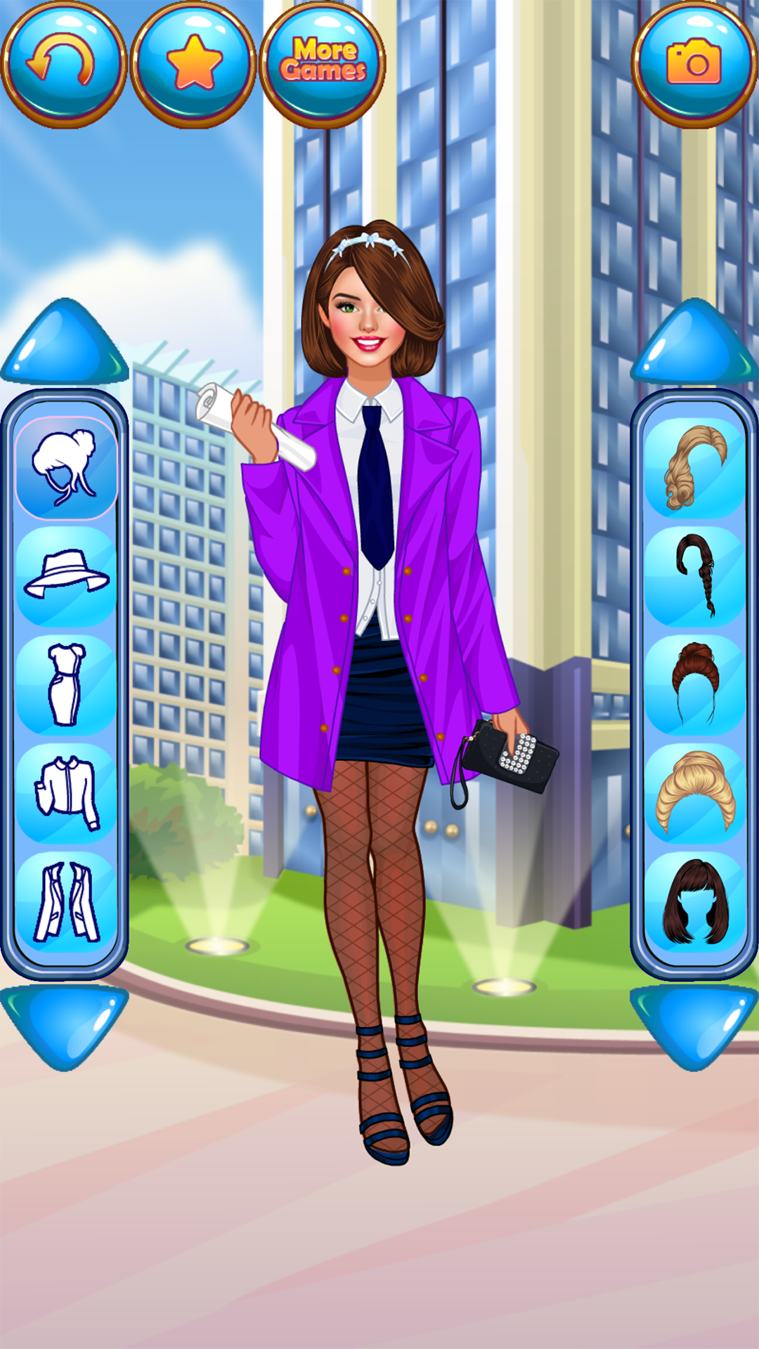 اسکرین شات 1 بازی Office Dress Up Games