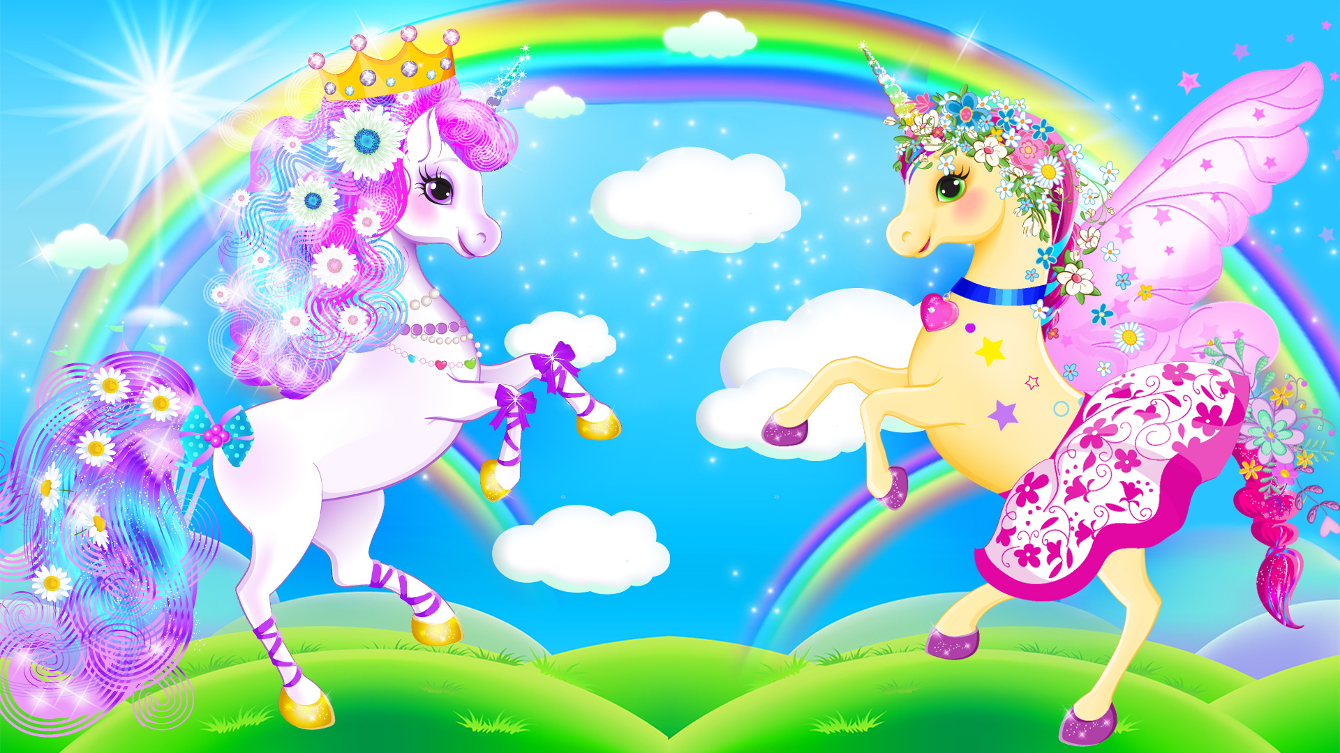 اسکرین شات 5 بازی Unicorn Dress Up - Girls Games