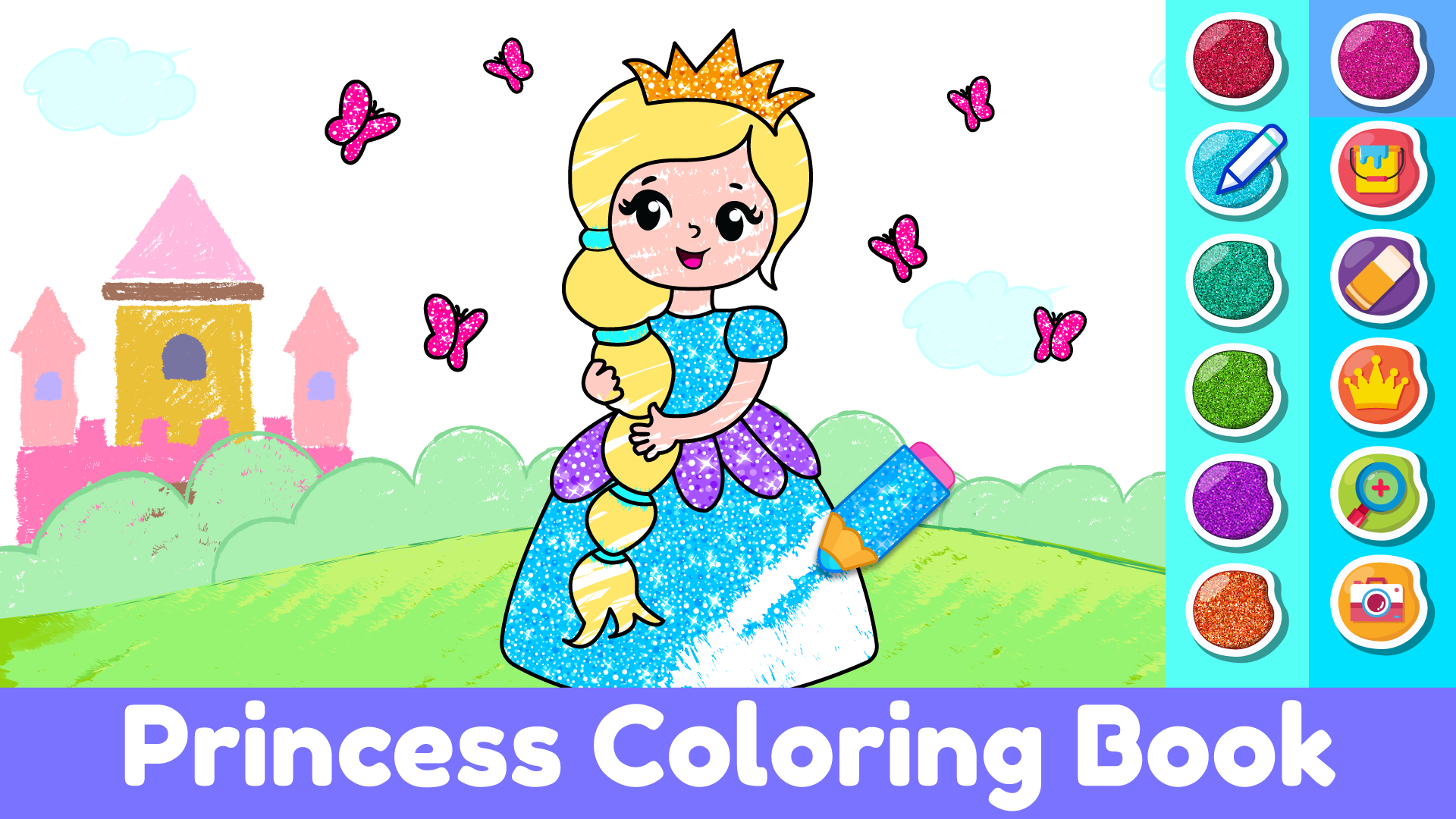 اسکرین شات 1 بازی Princess Coloring Book Games